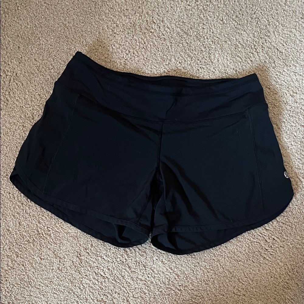 Lululemon Athletica Women's Midnight Black Athletic Shorts